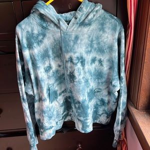 ATHLETA blue tie dyed hoodie. Very soft